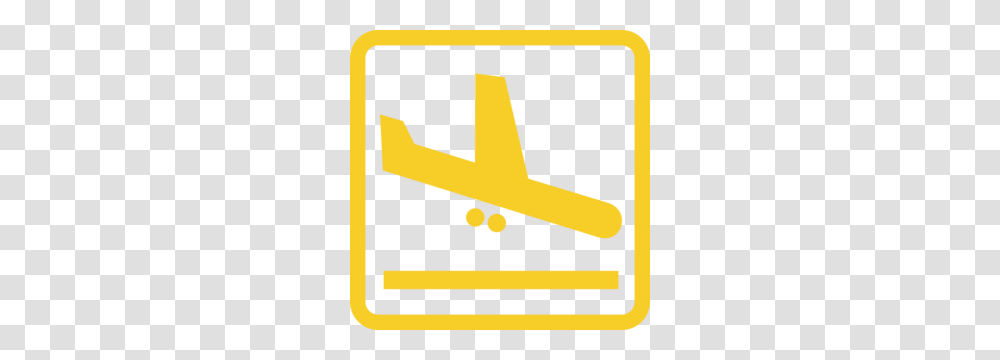 Yellow Clipart Aeroplane, Label, Sign Transparent Png