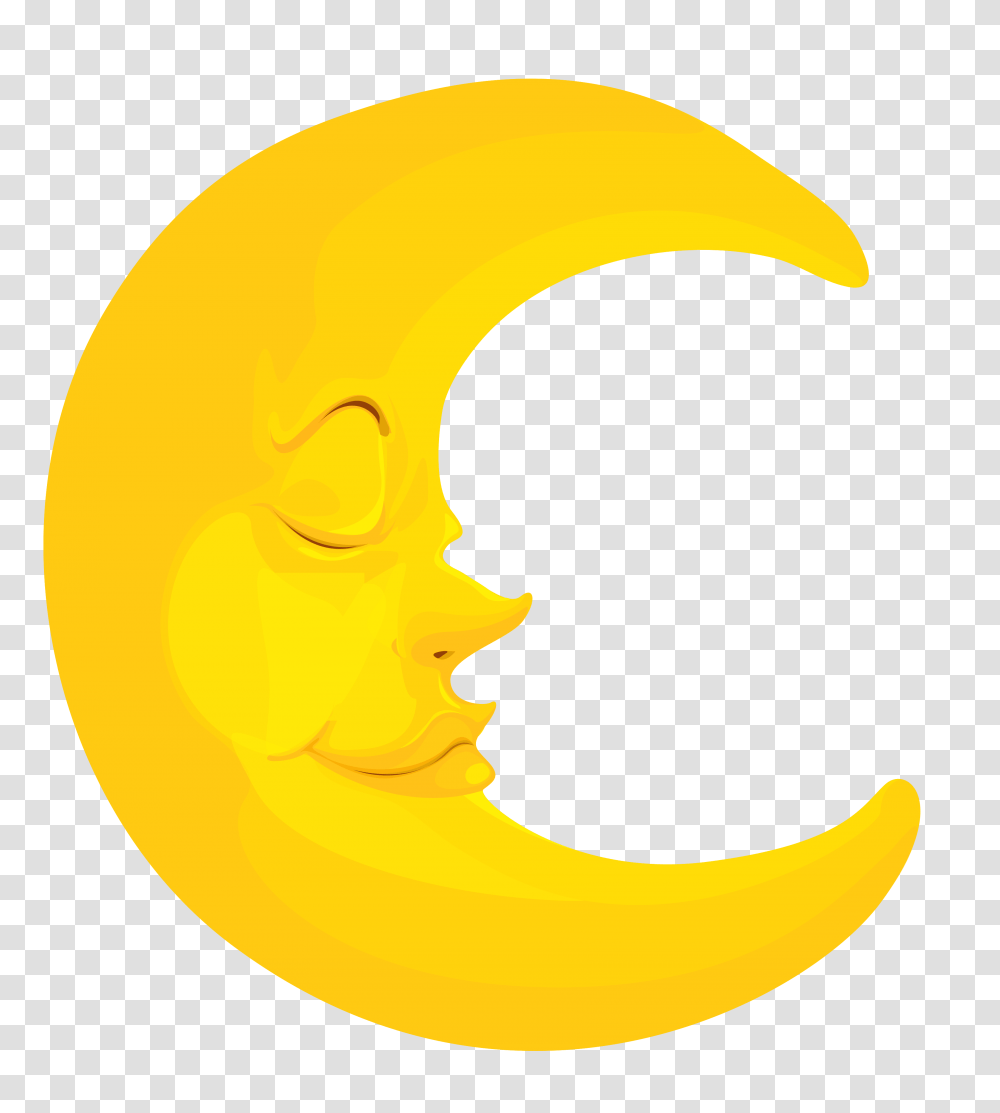 Yellow Clipart Full Moon, Head, Plant Transparent Png