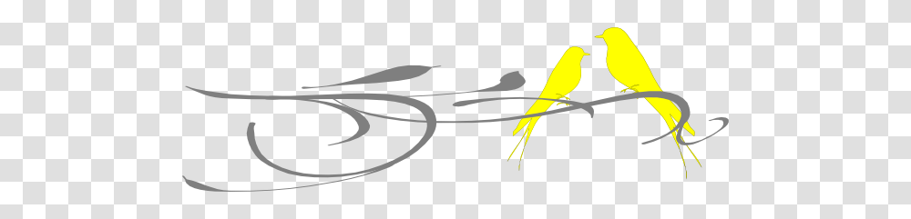 Yellow Clipart Love Bird, Animal, Handwriting, Signature Transparent Png