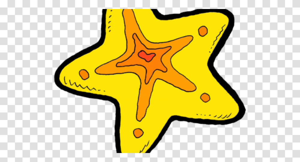 Yellow Clipart Sea Star, Animal, Sea Life, Invertebrate, Star Symbol Transparent Png