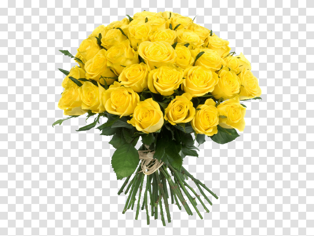 Yellow Color Flower Bouquet Flowers Flowers With Background, Plant, Flower Arrangement, Blossom, Rose Transparent Png