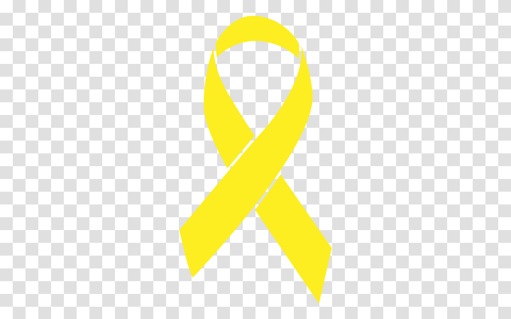 Yellow Colored Bone Cancer Ribbon Lung Cancer Awareness Month Ribbon, Sash, Fire Transparent Png