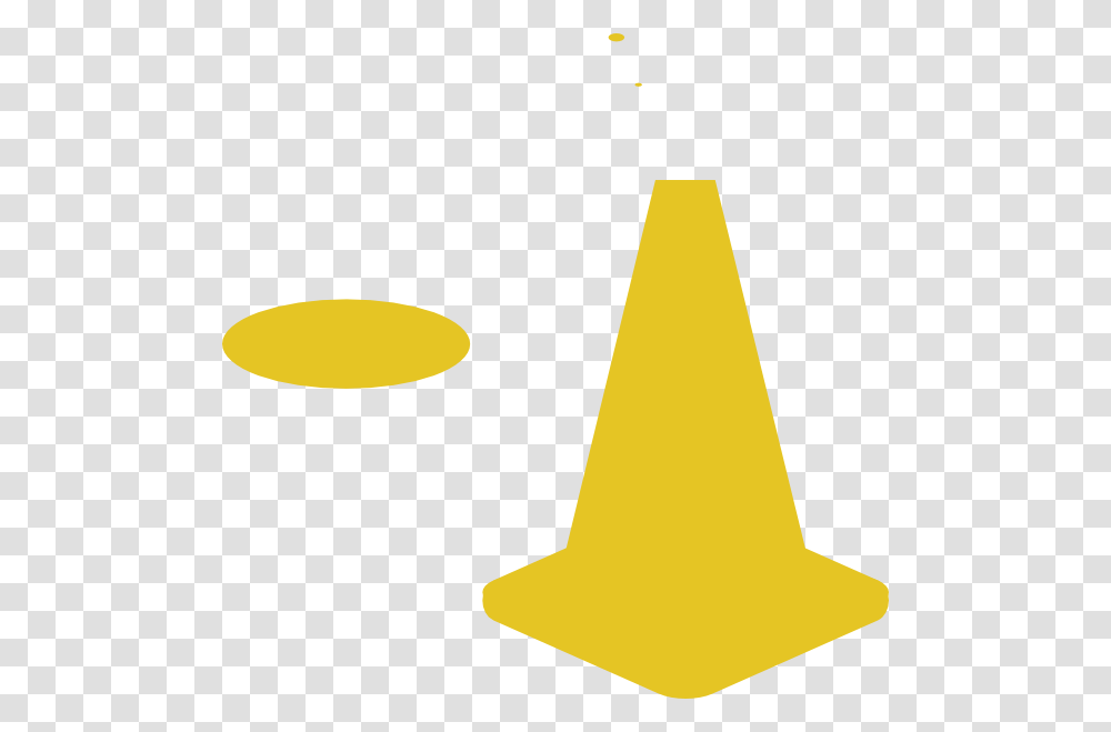 Yellow Cone Clipart, Lamp, Fence Transparent Png