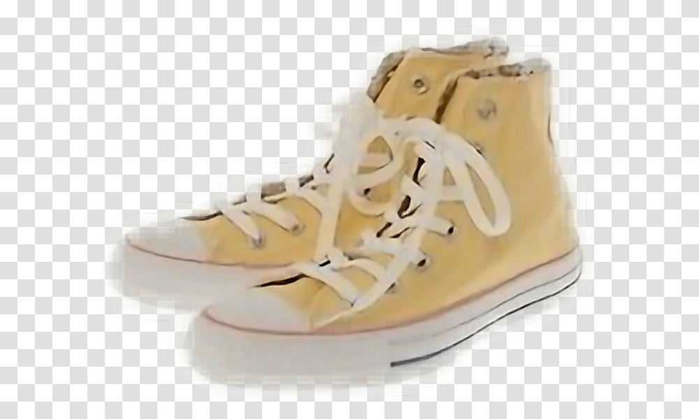 Yellow Converse Shoes Clothes Aesthetic White Aesthetic Yellow Clothes, Apparel, Footwear, Birthday Cake Transparent Png