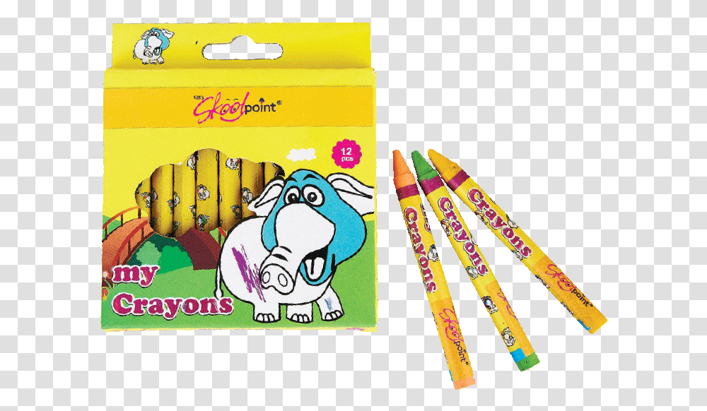 Yellow Crayon Animal Figure, Pencil, Text Transparent Png