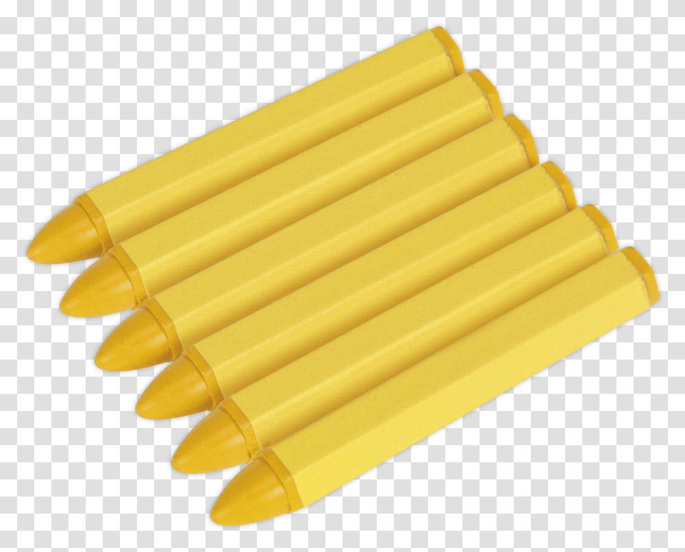 Yellow Crayon, Food, Sliced, Sweets, Confectionery Transparent Png