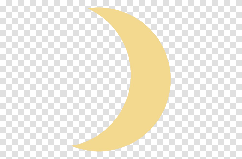 Yellow Crescent Moon Moon, Outdoors, Nature, Astronomy, Outer Space Transparent Png