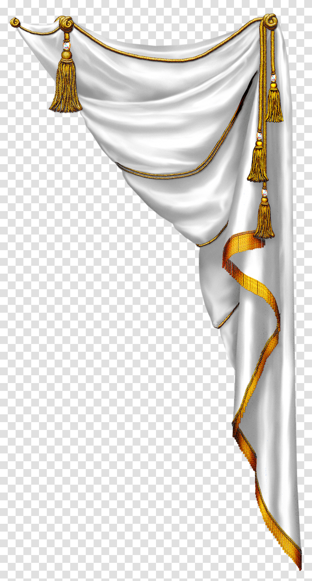 Yellow Curtain, Apparel, Tie, Accessories Transparent Png