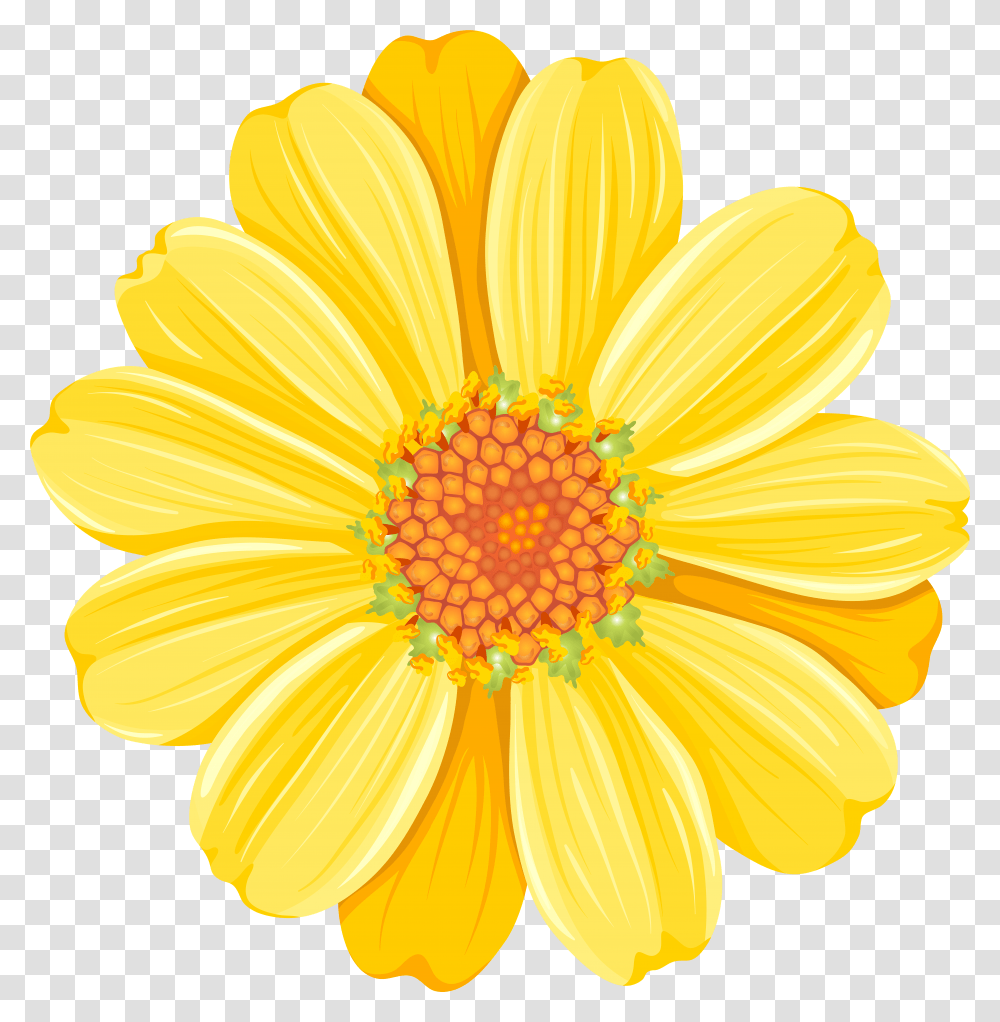 Yellow Daisy Clip Art Image Transparent Png