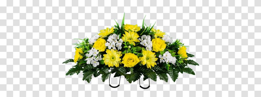 Yellow Daisy With White Hydrangea Sd2452 Bouquet, Plant, Flower, Blossom, Flower Bouquet Transparent Png