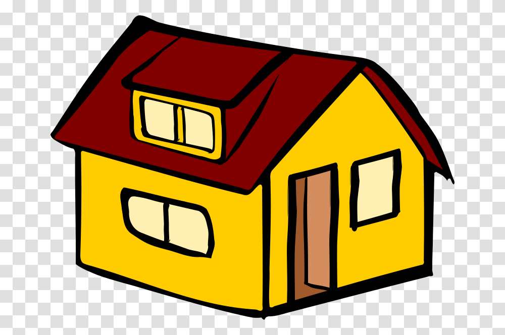 Yellow Detached House, Architecture, Pac Man, Building Transparent Png