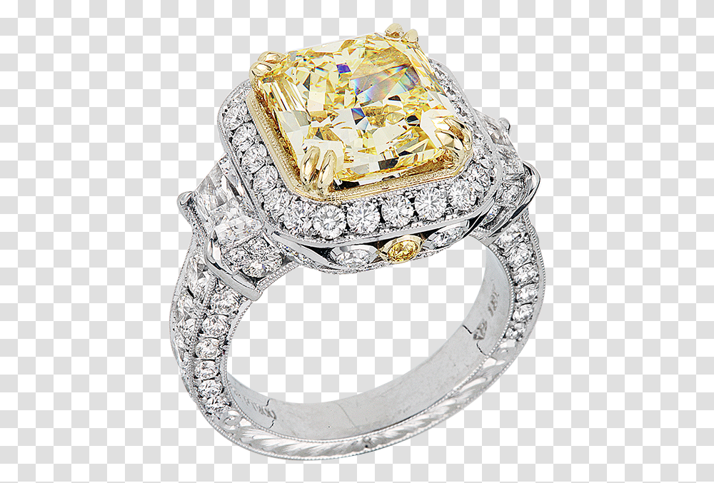 Yellow Diamond Ring Jack Kelege Yellow Diamond Ring, Accessories, Accessory, Jewelry, Gemstone Transparent Png