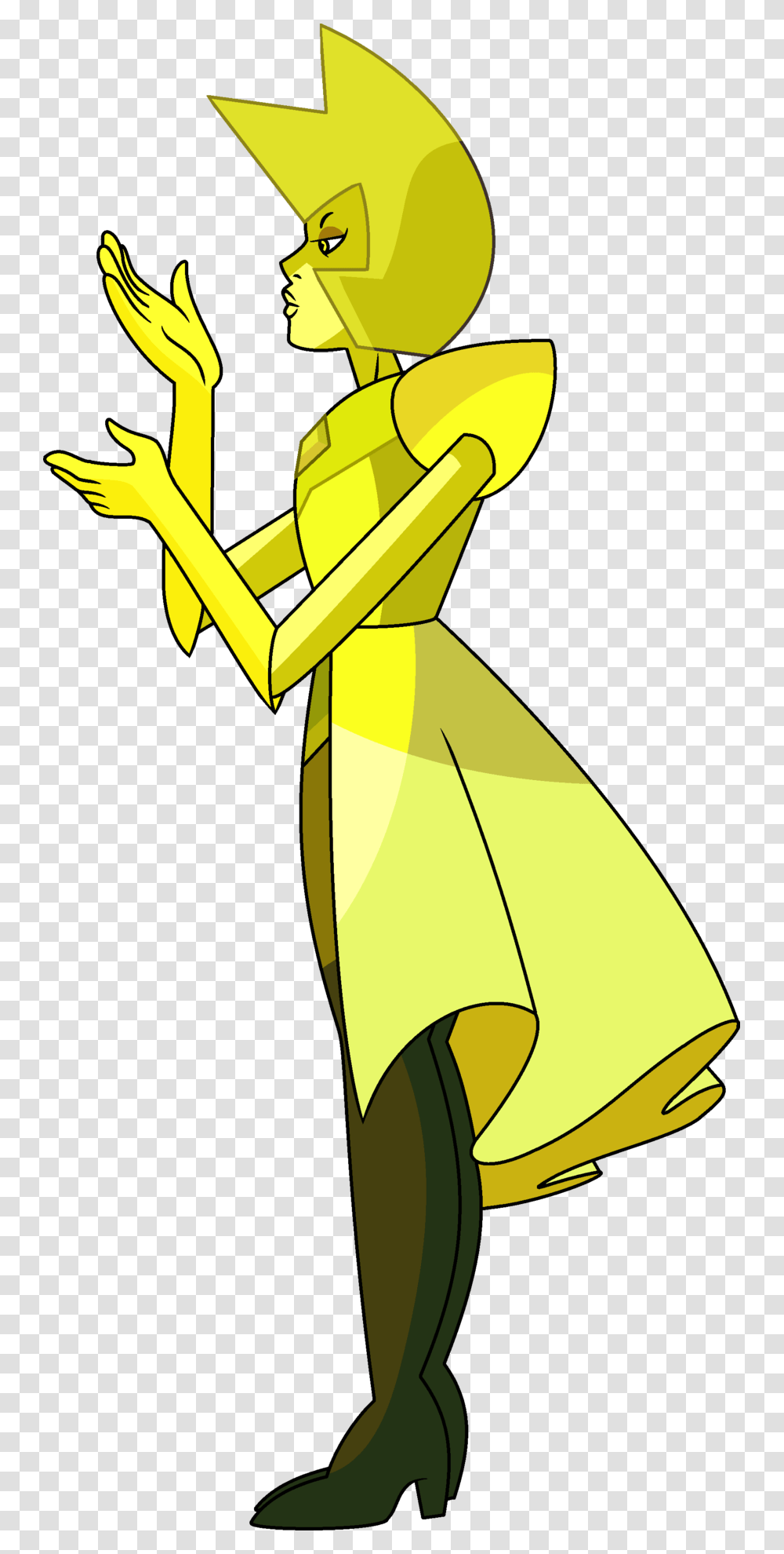Yellow Diamond Yellow Diamond Su, Female, Dress, Apparel Transparent Png
