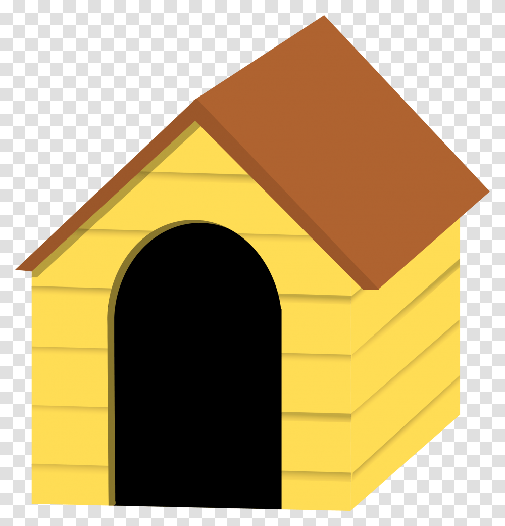 Yellow Dog House Clipart, Den, Kennel, Mailbox, Letterbox Transparent Png