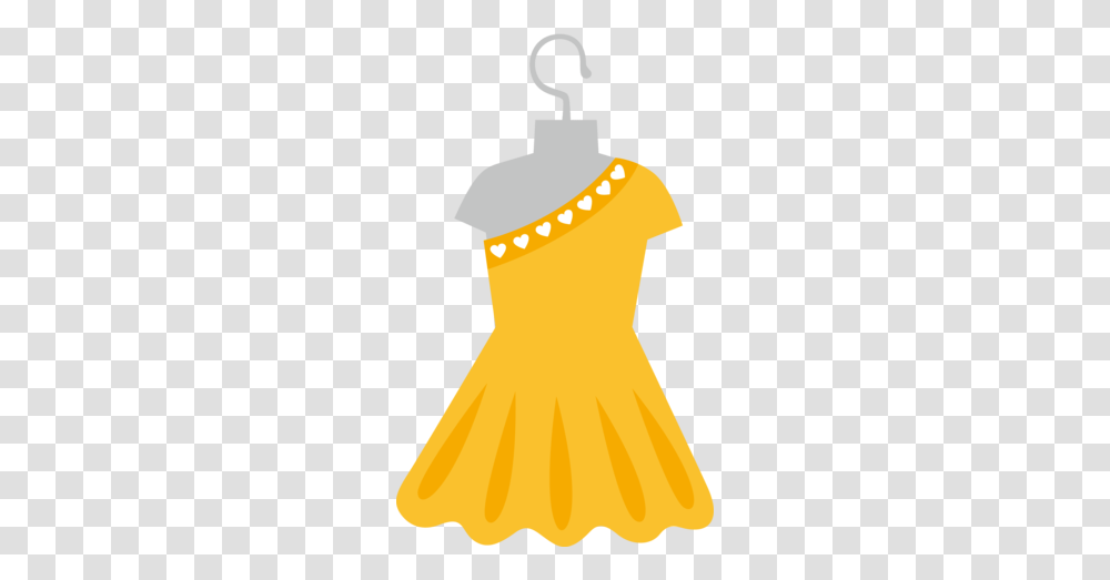 Yellow Dress Clip Art Clip Art, Apparel, Cross Transparent Png