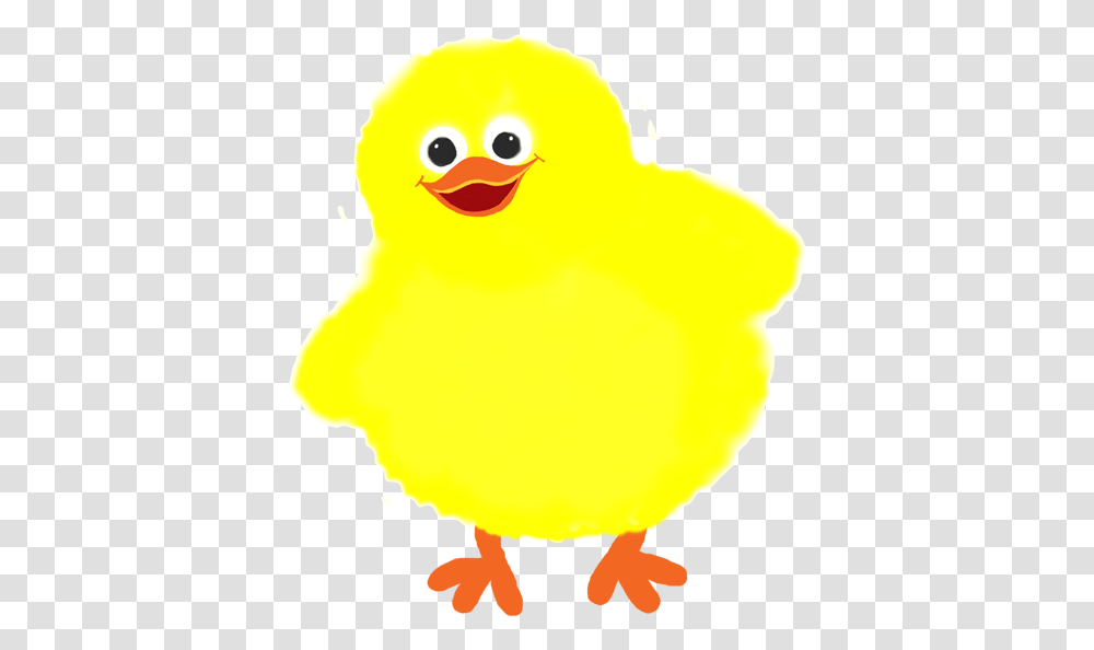 Yellow Easter Chicken Duck, Bird, Animal, Poultry, Fowl Transparent Png