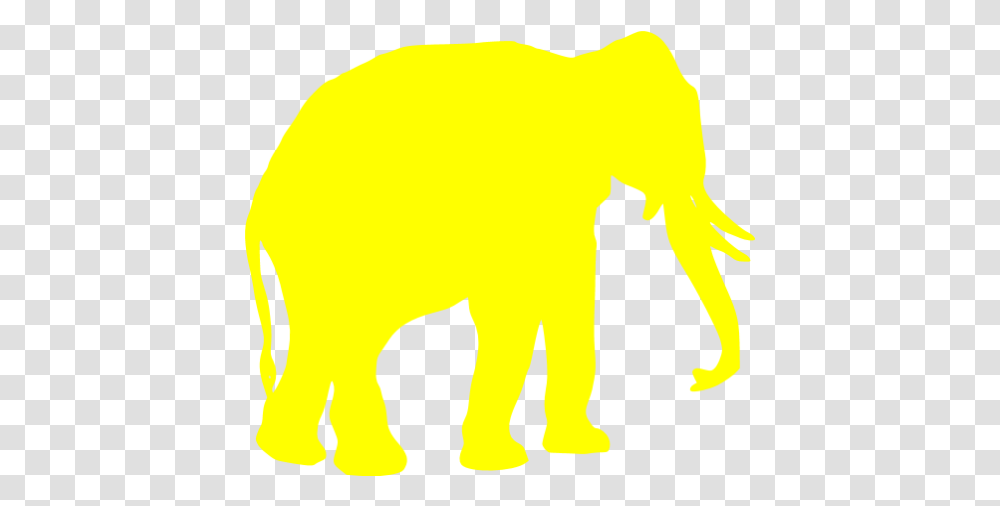 Yellow Elephant Icon Free Yellow Animal Icons Yellow Elephant, Silhouette, Wildlife, Mammal, Sunlight Transparent Png