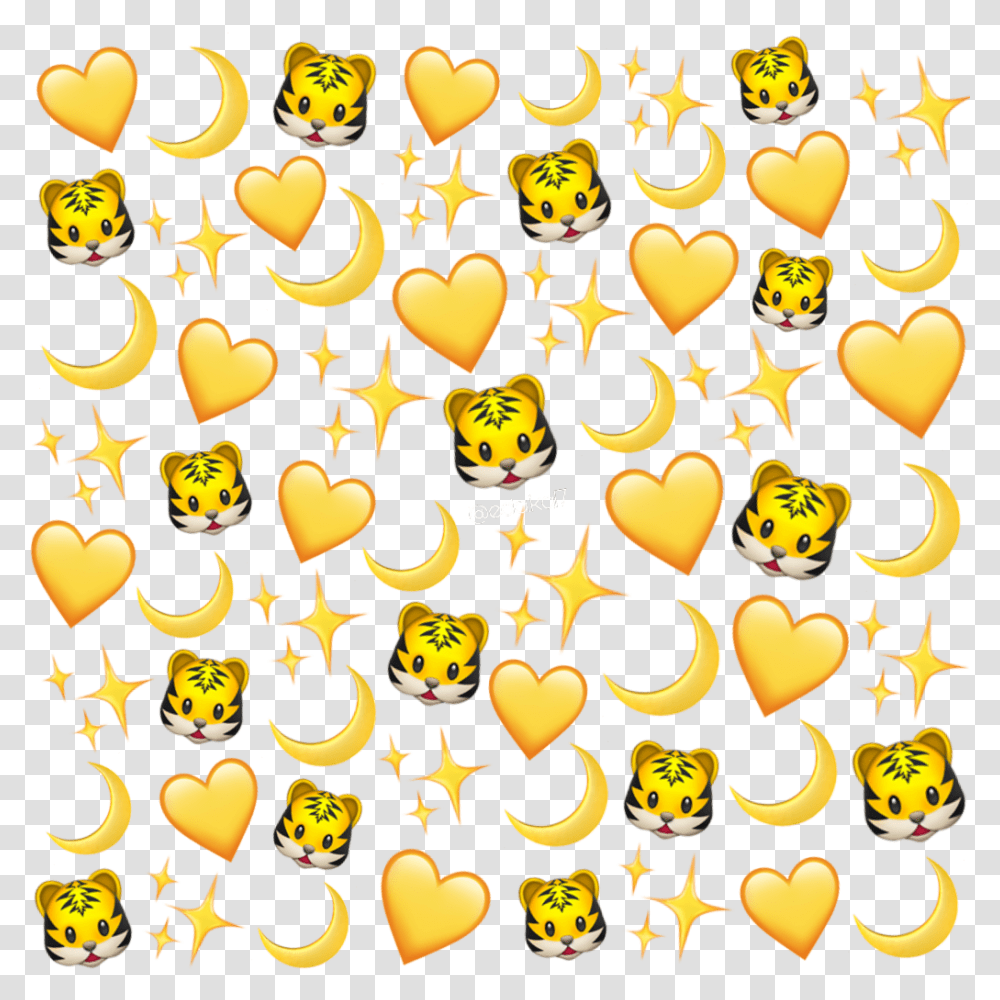 Yellow Emoji Background Picsart, Halloween, Bird, Animal, Fire Transparent Png