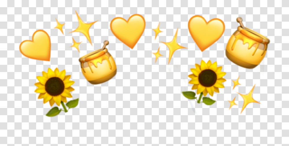 Yellow Emoji Crown Edits Yellow Emoji Crown, Plant, Flower, Blossom, Halloween Transparent Png