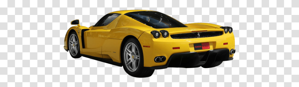 Yellow Ferrari Back Side Image Ferrari Car Back, Vehicle, Transportation, Automobile, Wheel Transparent Png