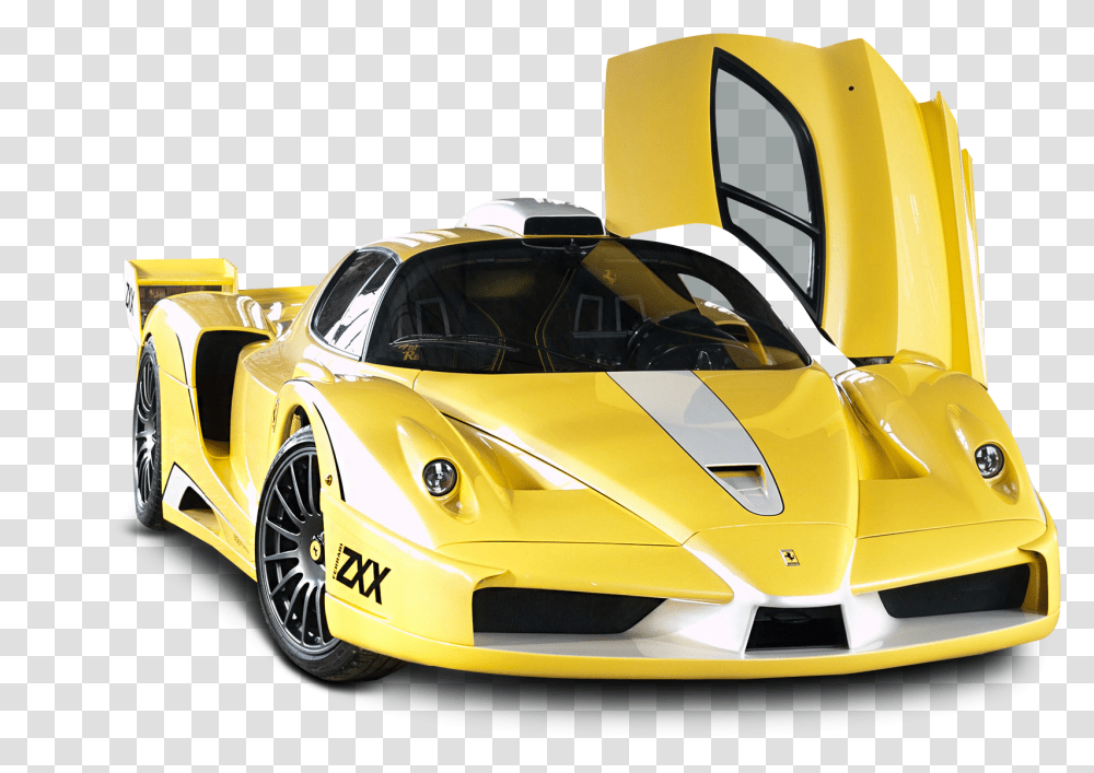 Yellow Ferrari Enzo Edo Car Yellow Ferrari Enzo, Sports Car, Vehicle, Transportation, Tire Transparent Png
