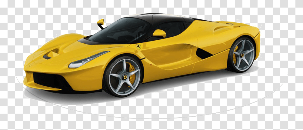 Yellow Ferrari Images Yellow Ferrari Laferrari, Wheel, Machine, Tire, Car Transparent Png