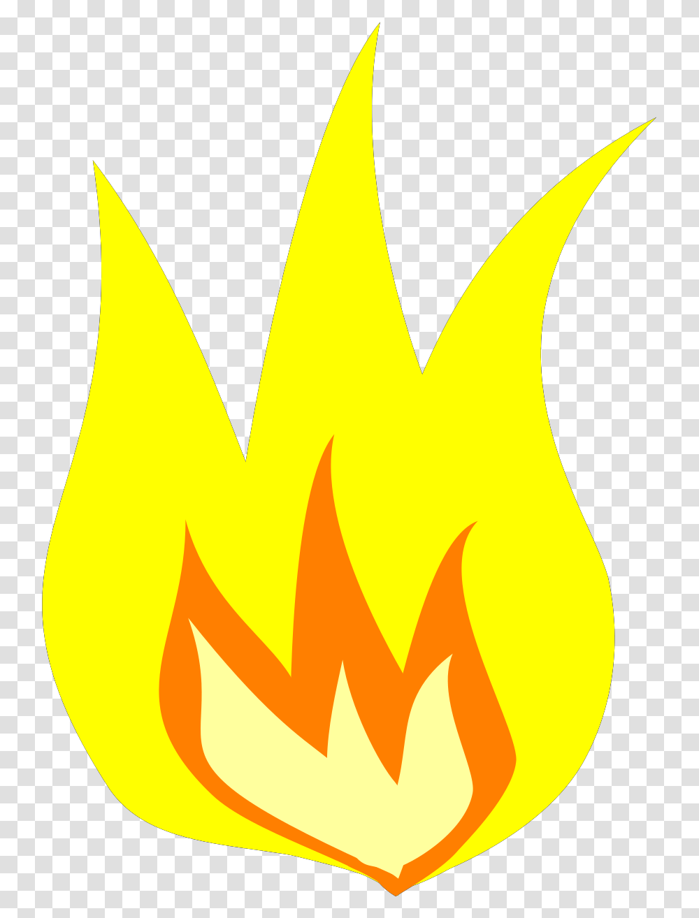 Yellow Fire Svg Vector Clip Art Svg Clipart Flame, Bonfire Transparent Png