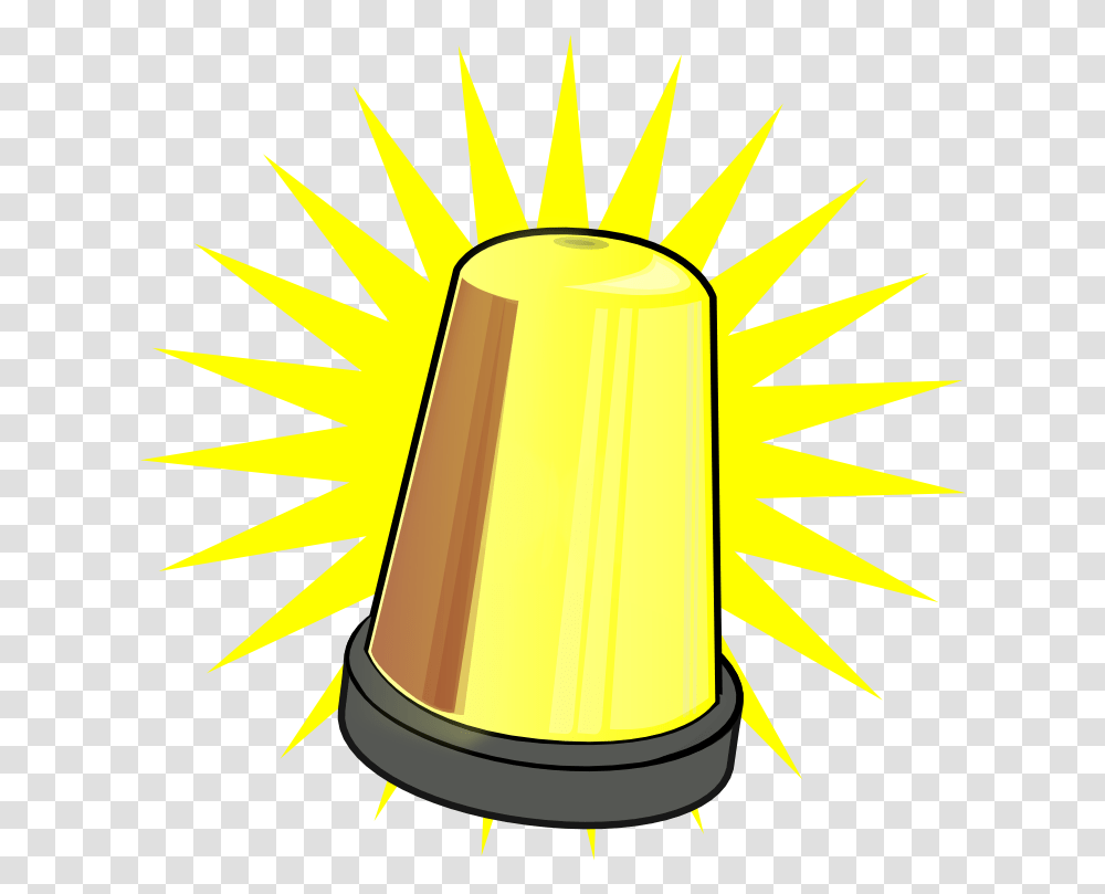 Yellow Flashing Light Clipart Yellow Signal Light, Lamp, Outdoors, Dynamite, Bomb Transparent Png