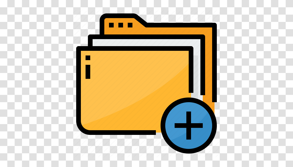 Yellow Floppy Disk Line Icon Clip Art Create Folder Icon, File Binder, Text, File Folder, Label Transparent Png