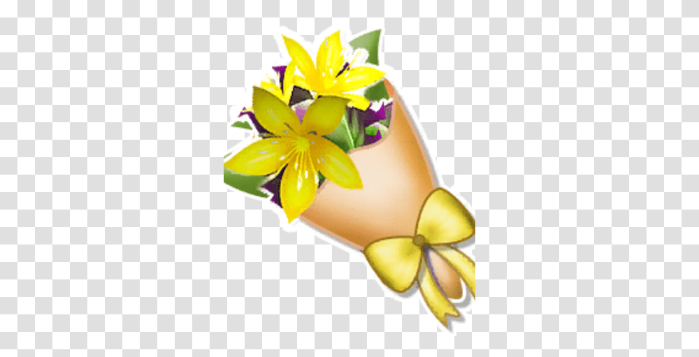 Yellow Flower Bush Bouquet Jasmine, Banana, Fruit, Plant, Food Transparent Png