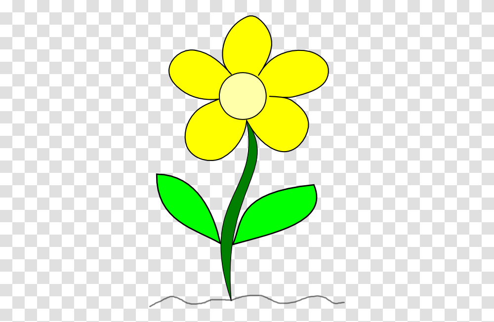 Yellow Flower Clip Art Clipart Best Flowers With Stem Clipart, Graphics, Floral Design, Pattern, Plant Transparent Png
