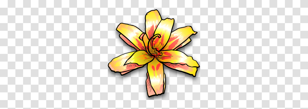 Yellow Flower Clip Art Free, Plant, Blossom, Anther, Petal Transparent Png