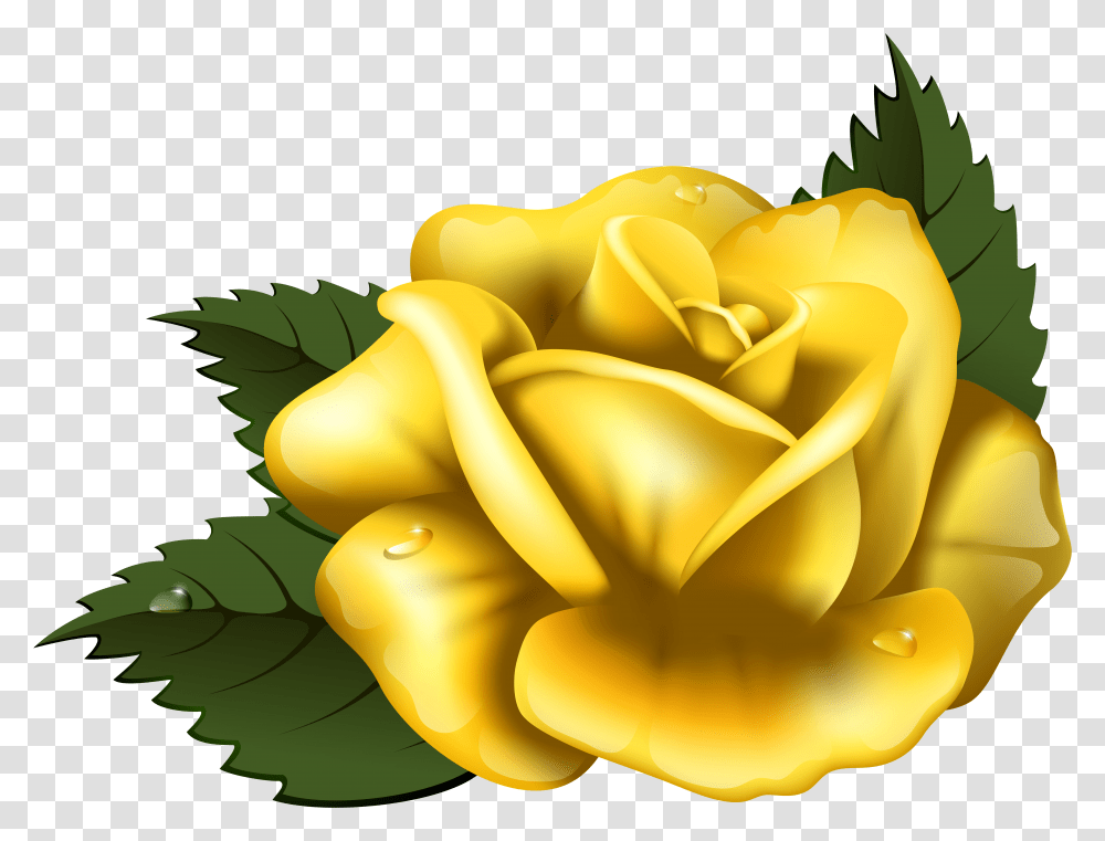 Yellow Flower Clipart Images Background Yellow Roses Clipart Transparent Png