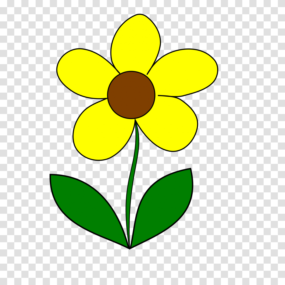 Yellow Flower Clipart Yellow Flower Clip Art, Plant, Graphics, Blossom, Floral Design Transparent Png