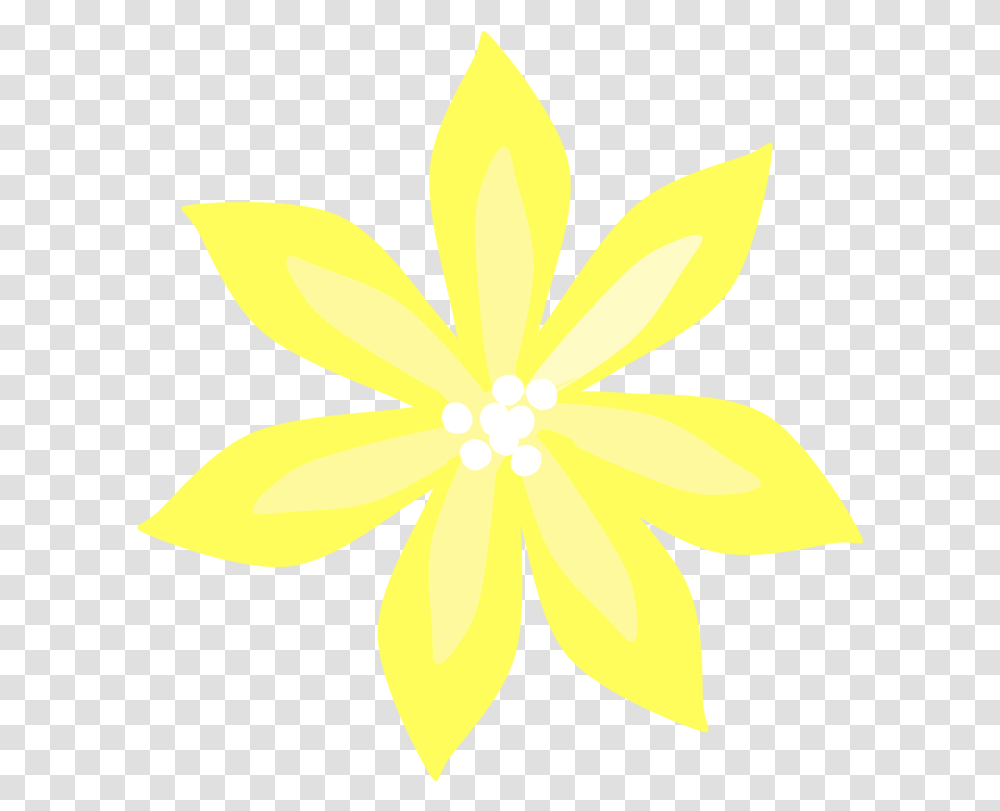 Yellow Flower Computer Icons Tiger Lily Illustration, Petal, Plant, Blossom, Daisy Transparent Png