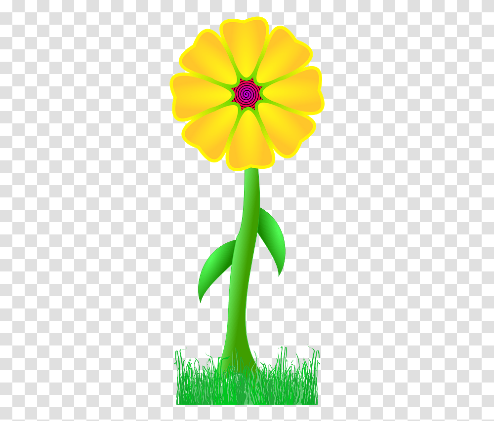 Yellow Flower Happy, Plant, Blossom, Lamp, Daffodil Transparent Png