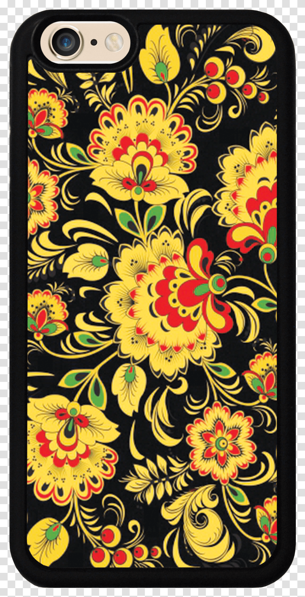 Yellow Flower Pattern Case, Floral Design, Rug Transparent Png