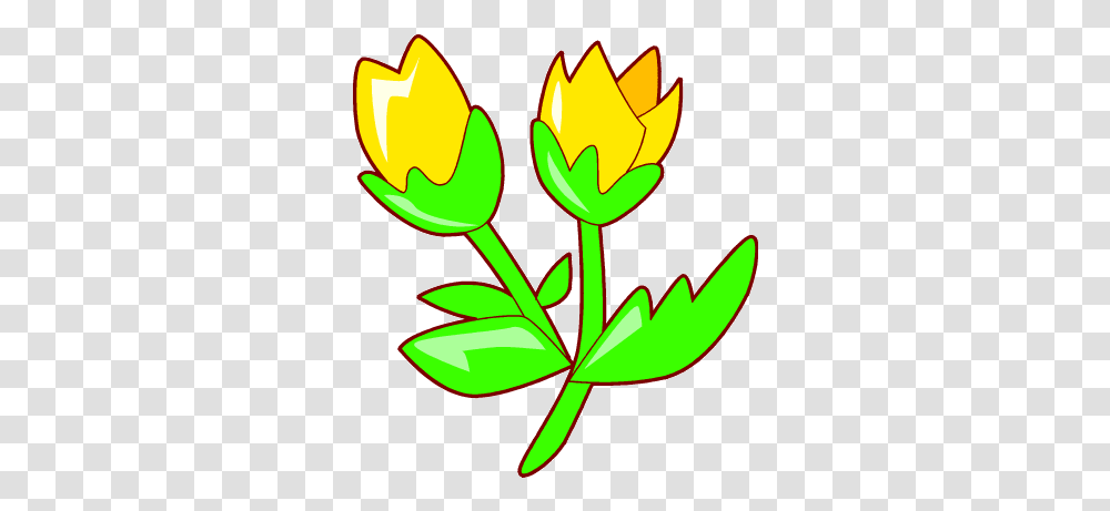 Yellow Flower Pictures Clip Art Clipartsco Clipart Cartoon Tulip, Plant, Blossom, Bud, Sprout Transparent Png