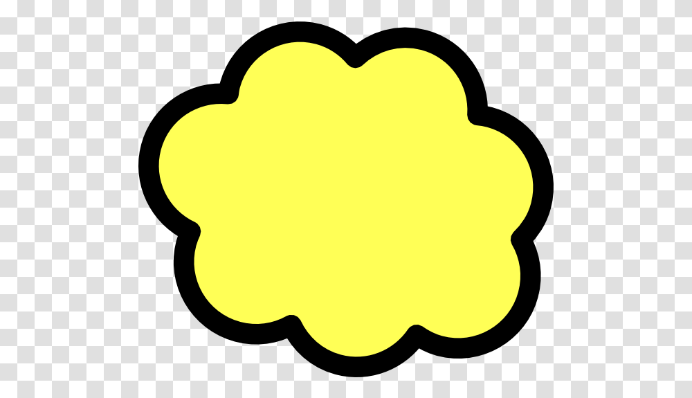 Yellow Flower Red Outline Logo Cloud Clip Art, Pillow, Cushion, Heart, Tennis Ball Transparent Png