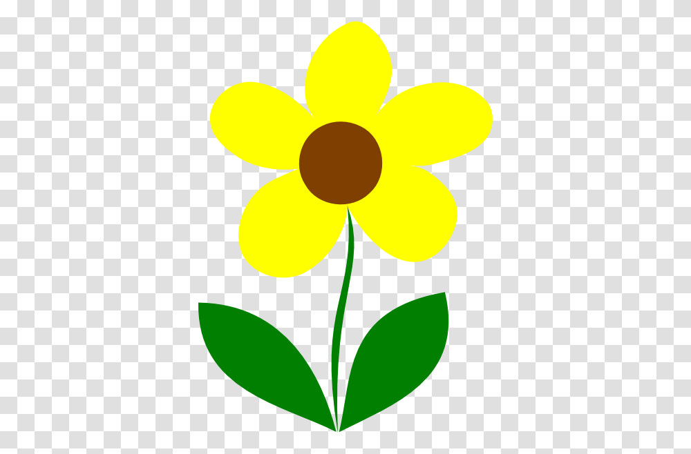 Yellow Flower Stem Clip Art Flowers With Stems Clip Art, Graphics, Plant, Blossom, Floral Design Transparent Png
