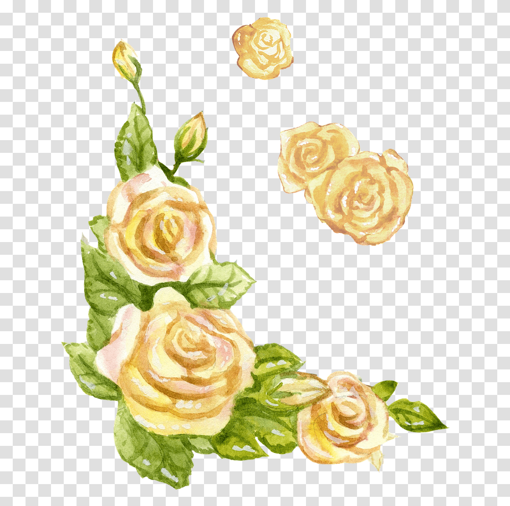 Yellow Flower Watercolor, Plant, Floral Design Transparent Png