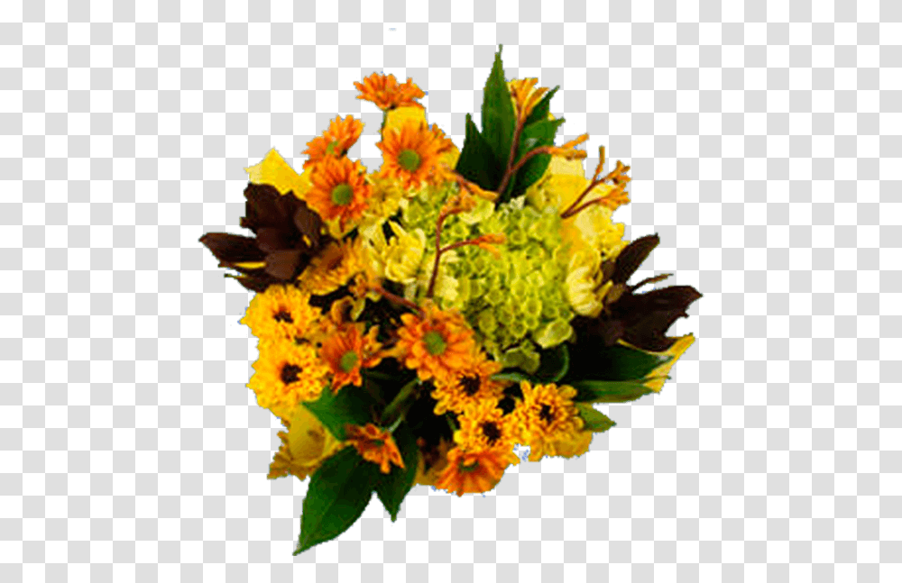 Yellow Flowers Fall Bouquet Bouquet, Plant, Flower Bouquet, Flower Arrangement, Blossom Transparent Png