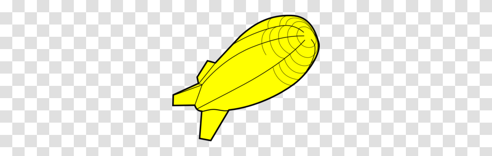 Yellow Flying Balloon Clip Art, Blimp, Airship, Aircraft, Vehicle Transparent Png