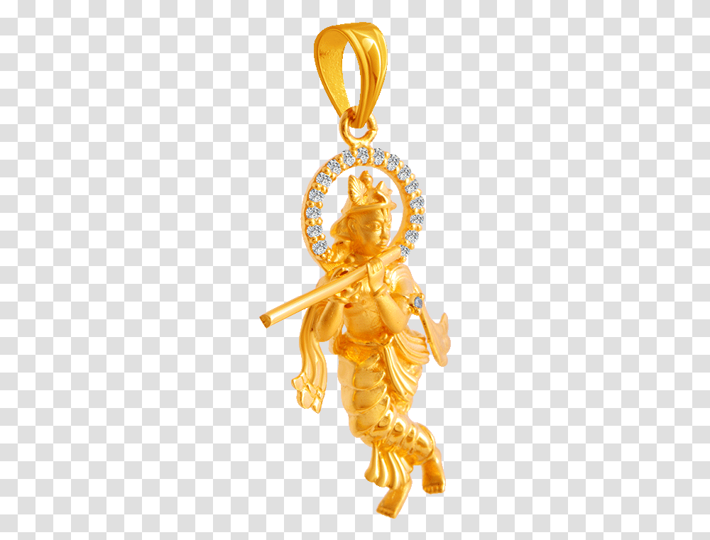 Yellow Gold American Diamond And Pearl Pendant Locket, Toy Transparent Png