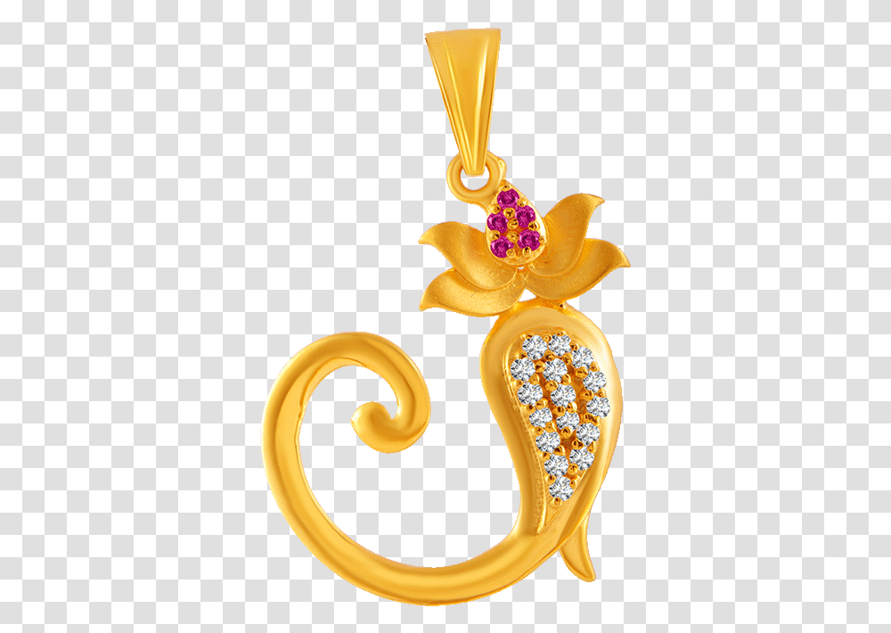 Yellow Gold American Diamond And Pearl Pendant Pendant, Jewelry, Accessories, Accessory Transparent Png