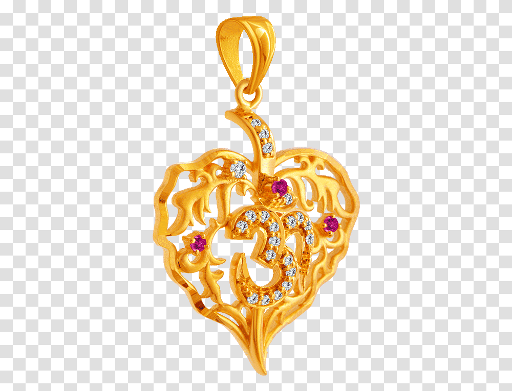 Yellow Gold American Diamond And Ruby Pendant Locket, Snake, Reptile, Animal Transparent Png