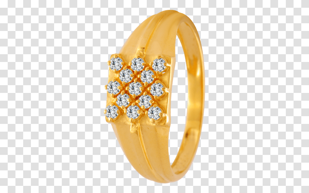 Yellow Gold And American Diamond Ring For Men Engagement Ring, Accessories, Accessory, Jewelry, Sweets Transparent Png