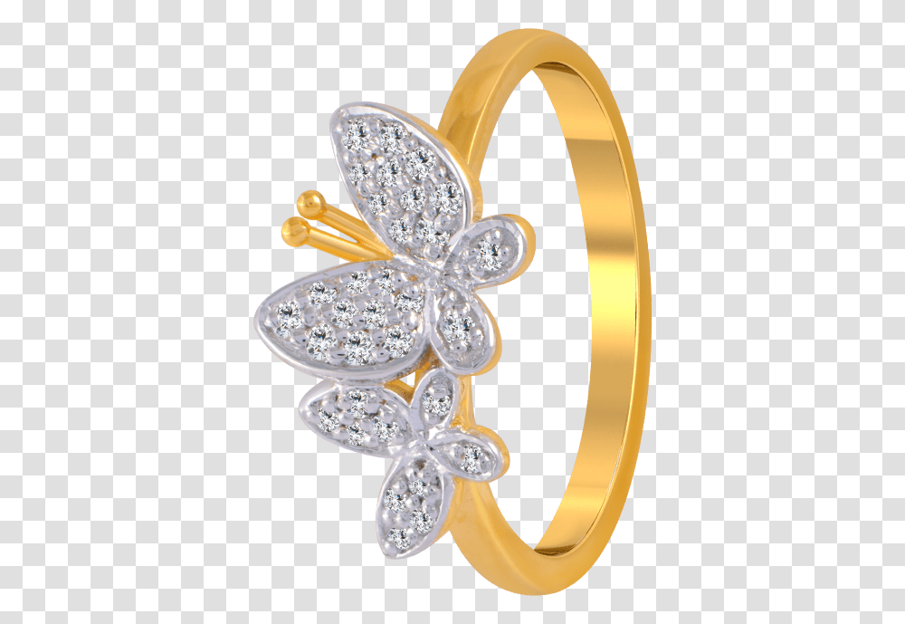Yellow Gold And American Diamond Ring For Women Engagement Ring, Accessories, Accessory, Jewelry, Gemstone Transparent Png