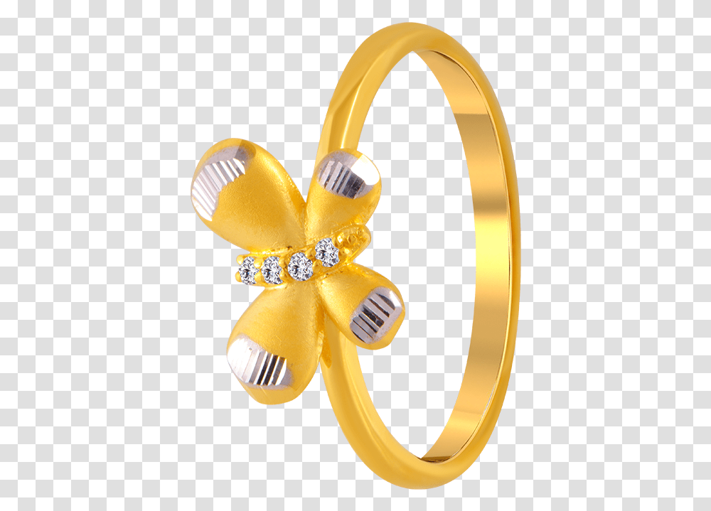 Yellow Gold And American Diamond Ring For Women Ring, Accessories, Accessory, Jewelry Transparent Png