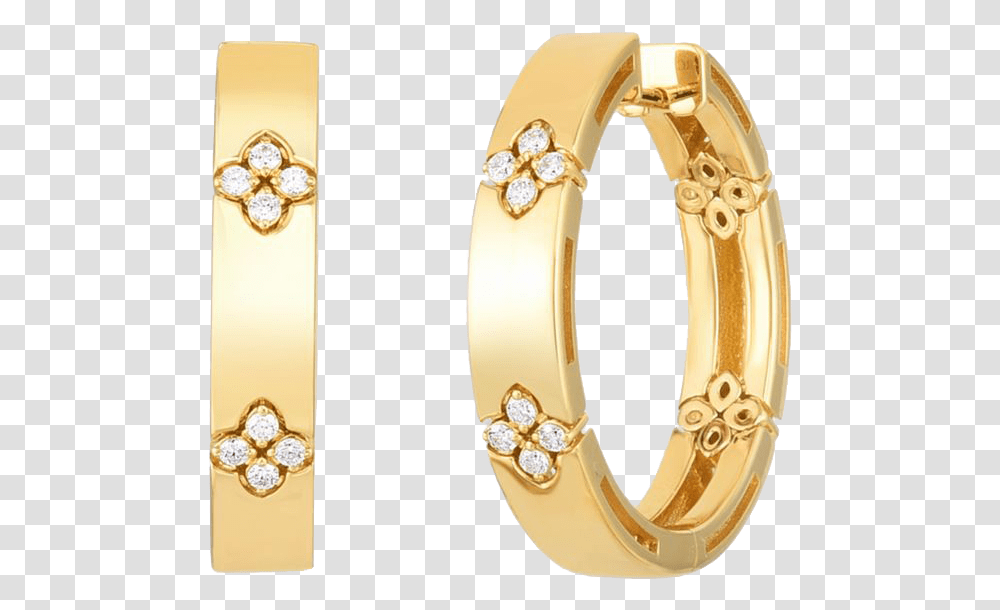 Yellow Gold And Diamond Love In Verona Hoop Earrings Solid, Jewelry, Accessories, Accessory, Gemstone Transparent Png